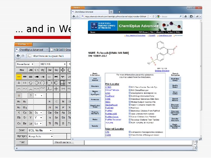 … and in Web Applications 