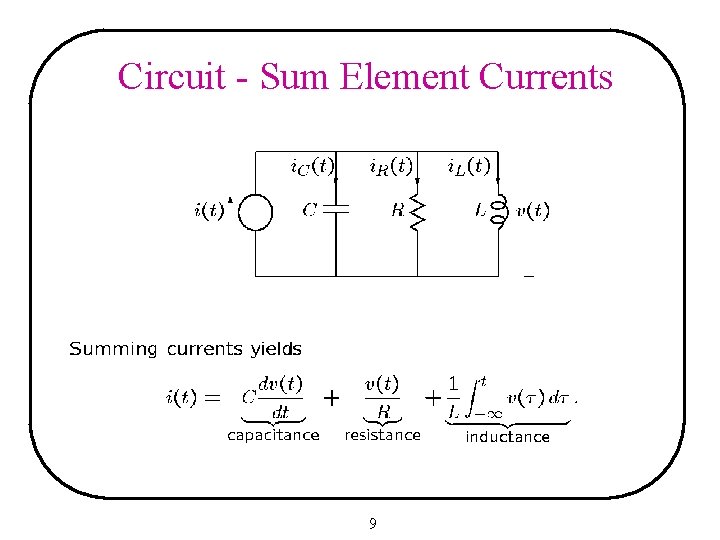 Circuit - Sum Element Currents 9 