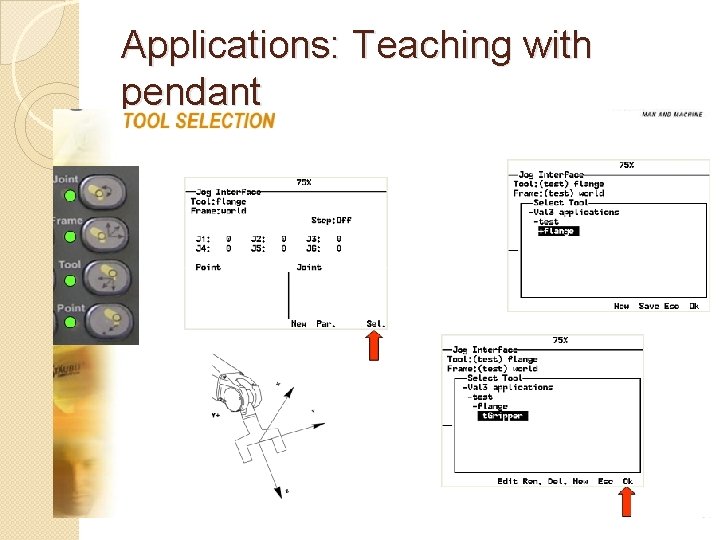 Applications: Teaching with pendant 