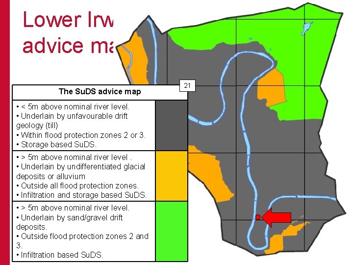 Lower Irwell Valley – Su. DS advice map The Su. DS advice map •