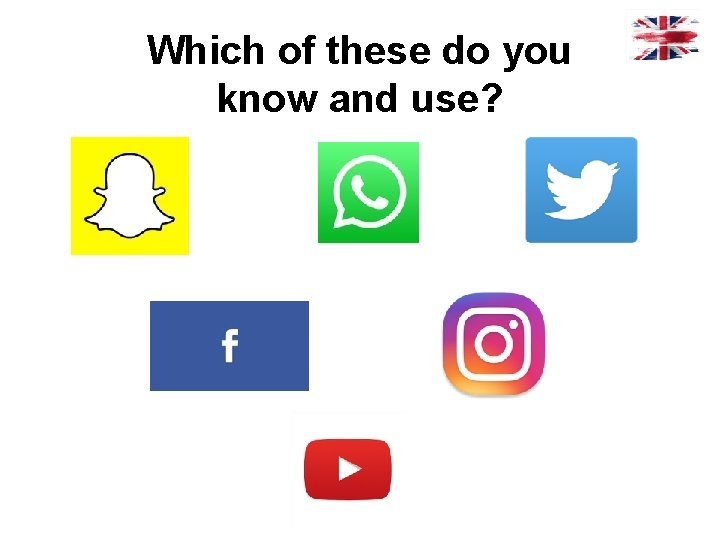 Which of these do you know and use? 