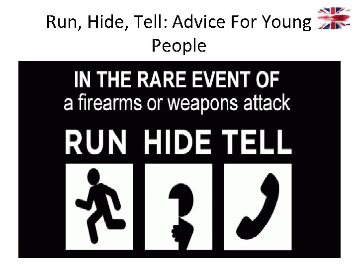 Run, Hide, Tell: Advice For Young People • https: //www. youtube. com /watch? v=s