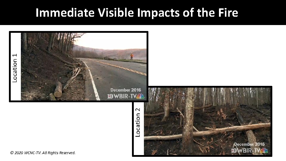 Immediate Visible Impacts of the Fire © 2020 WCNC-TV. All Rights Reserved. 