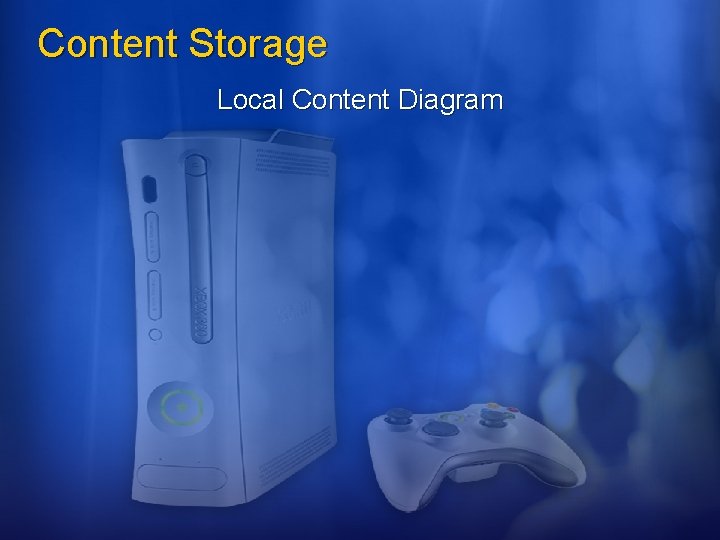 Content Storage Local Content Diagram 