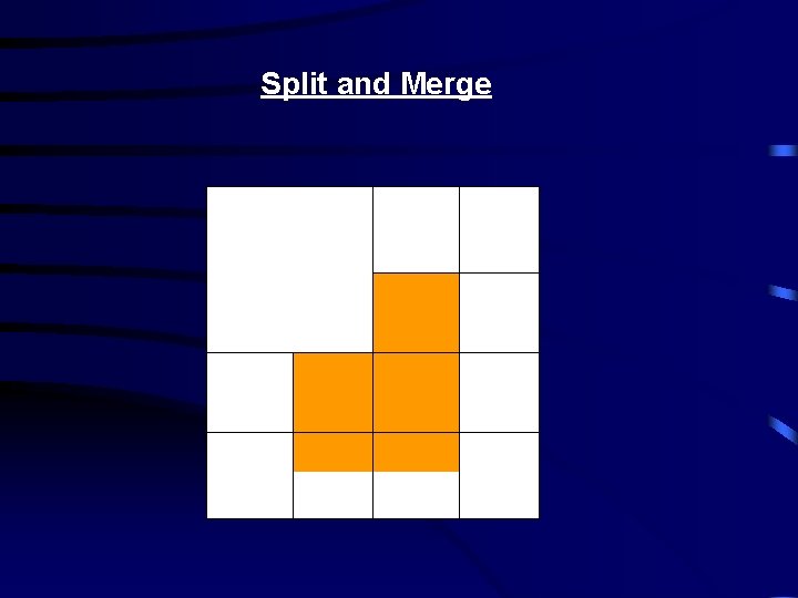 Split and Merge Split and Merge