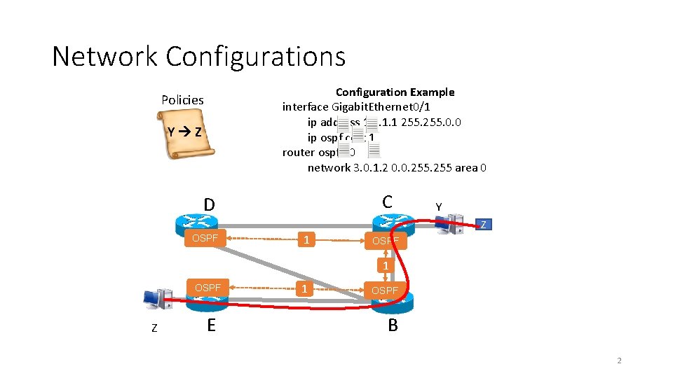 AED Synthesizing Network Updates that Satisfy Management Objectives