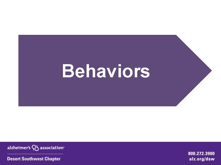Behaviors 