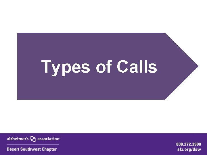 Types of Calls 