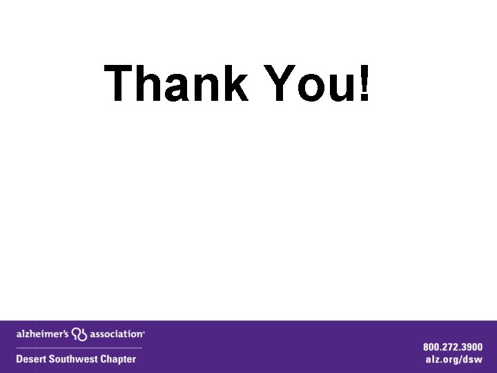 Thank You! Thank You!
