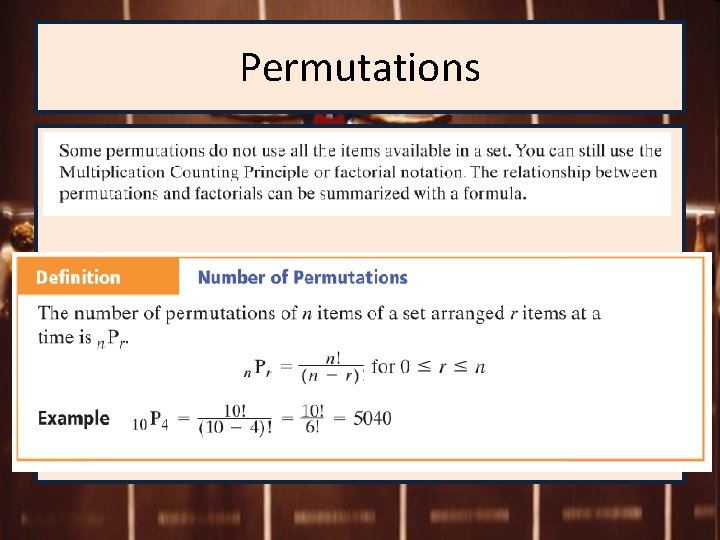 Permutations 