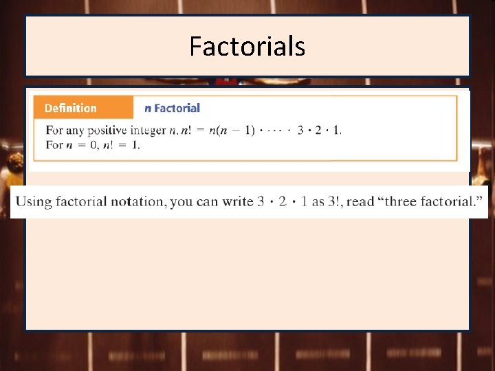 Factorials 