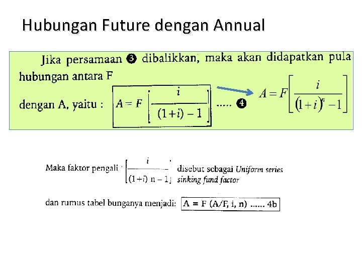 Hubungan Future dengan Annual 