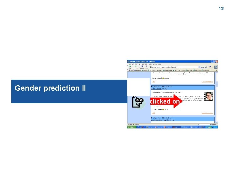 13 Gender prediction II clicked on 