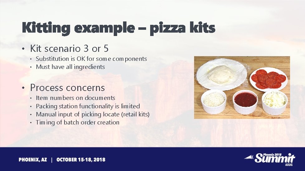  • Kit scenario 3 or 5 • Substitution is OK for some components