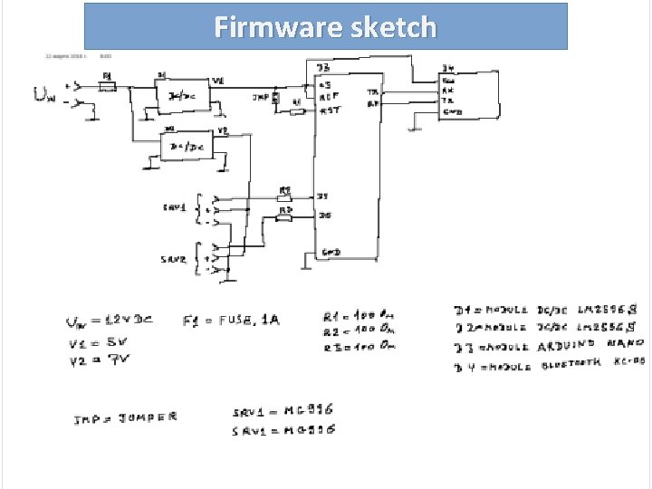 Firmware sketch 