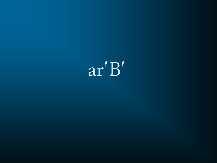 ar'B' 