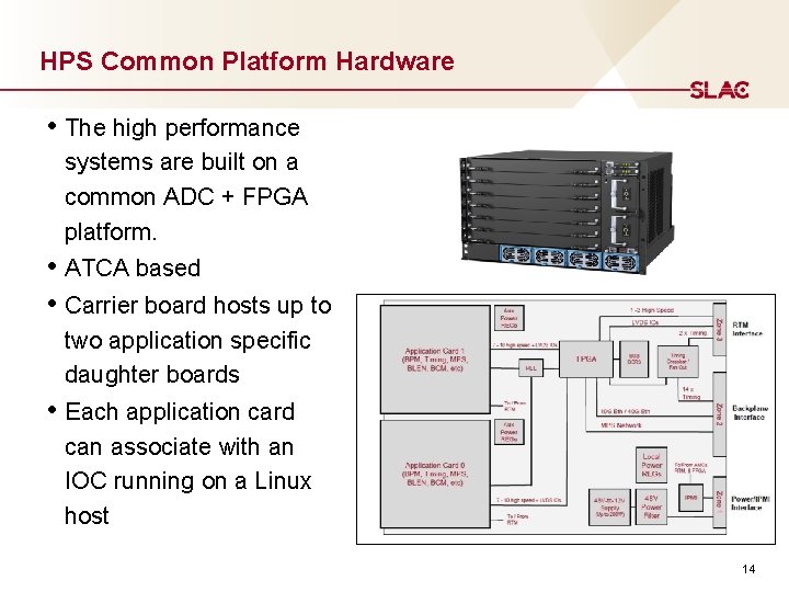 HPS Common Platform Hardware • The high performance systems are built on a common
