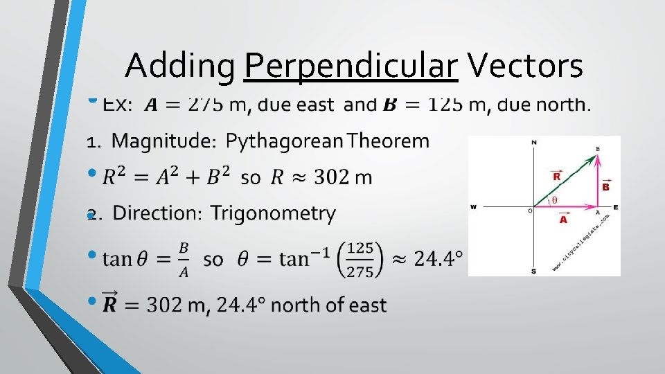 Adding Perpendicular Vectors • 