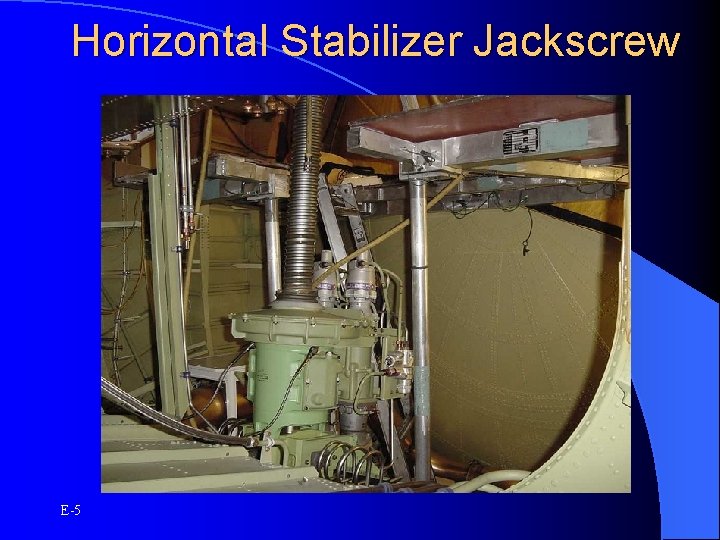 Horizontal Stabilizer Jackscrew E-5 