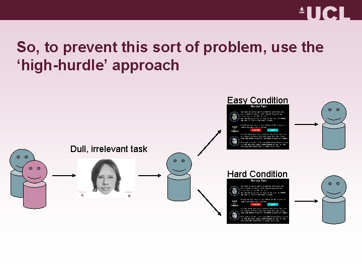 So, to prevent this sort of problem, use the ‘high-hurdle’ approach Easy Condition Dull, So, to prevent this sort of problem, use the ‘high-hurdle’ approach Easy Condition Dull,