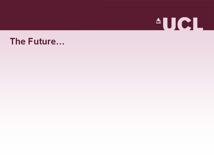 The Future… The Future…