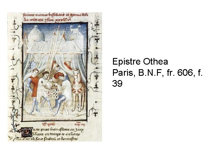 Epistre Othea Paris, B. N. F, fr. 606, f. 39 