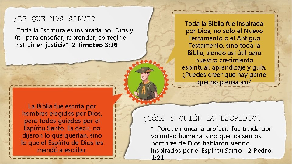 EPISODIO 1 CONOCIENDO EL MAPA La Biblia fue