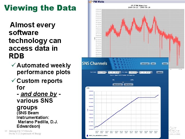 Viewing the Data Almost every software technology can access data in RDB ü Automated