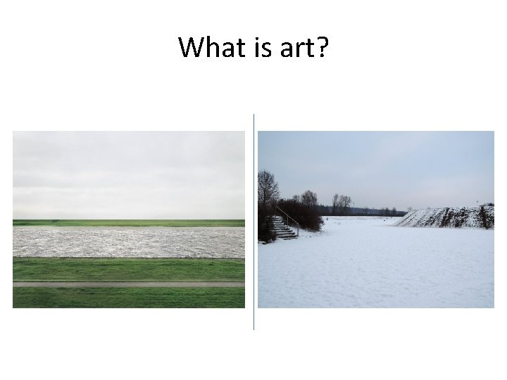 The Arts Art is meant to disturb science