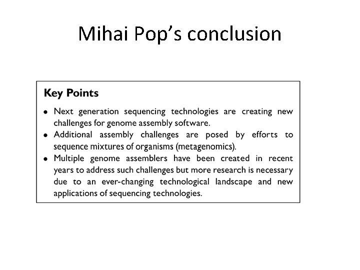 Mihai Pop’s conclusion 