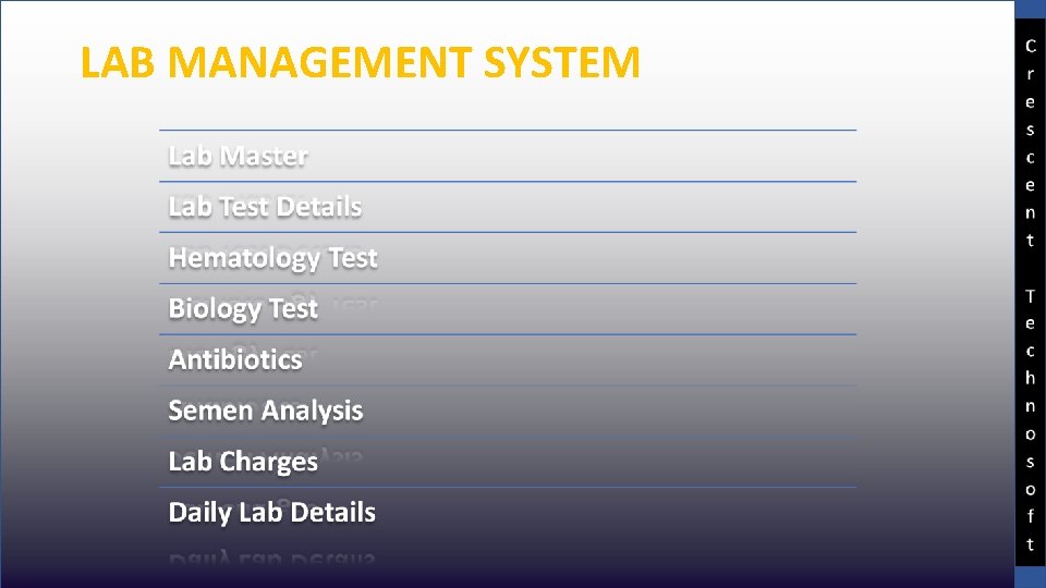 LAB MANAGEMENT SYSTEM 