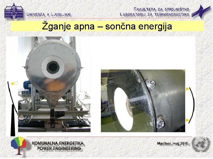 Žganje apna – sončna energija 