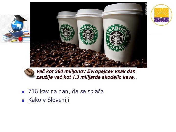 PODJETJE n n 716 kav na dan, da se splača Kako v Sloveniji 