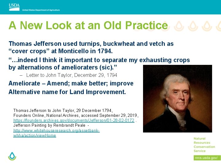 A New Look at an Old Practice Thomas Jefferson used turnips, buckwheat and vetch