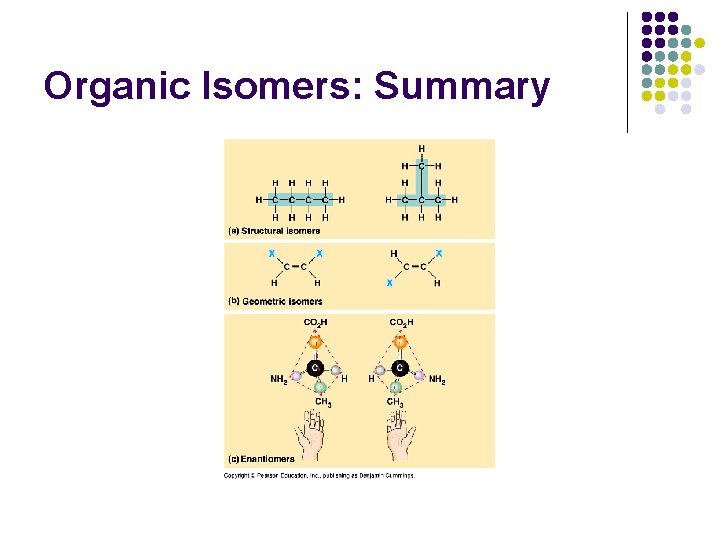 Organic Isomers: Summary 