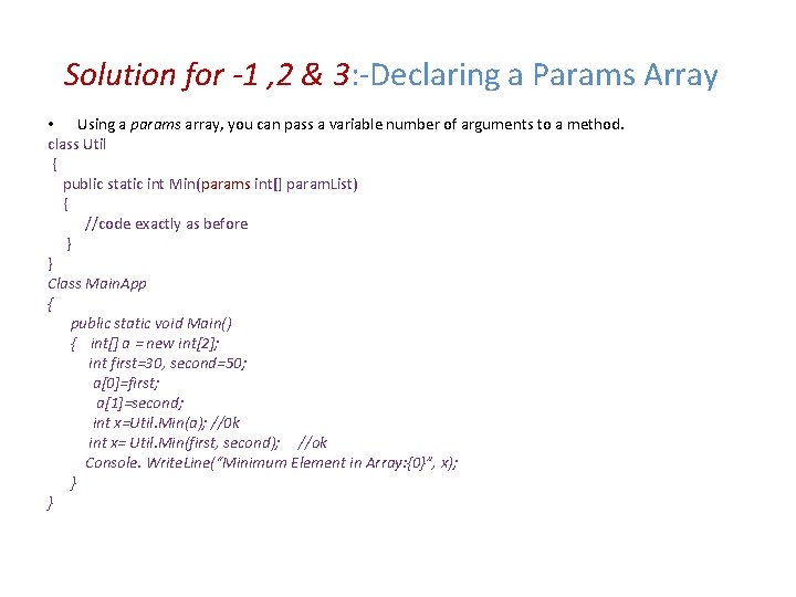 Module3 11 Understanding Parameter Arrays Prof Pushpa B