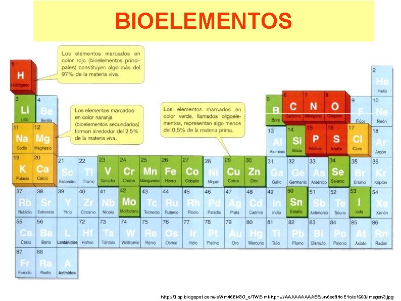 BIOELEMENTOS http: //3. bp. blogspot. com/-s. Wm 46 EM 3 O_c/TWE-m. NKph. JI/AAAAAEE/un 6