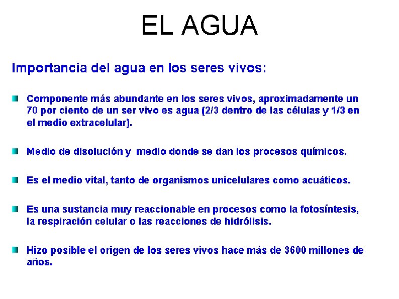 EL AGUA 