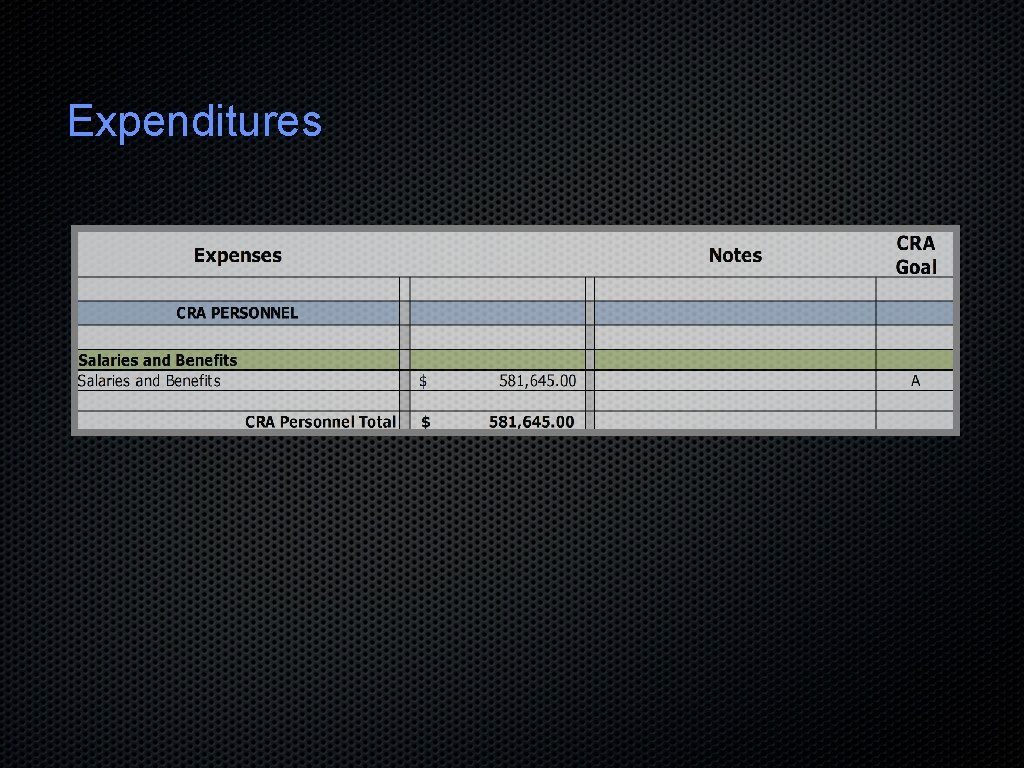 Expenditures 