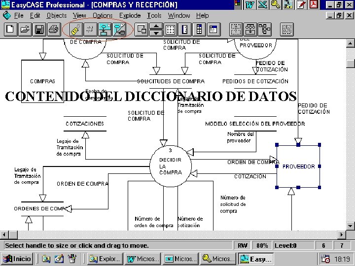 CONTENIDO DEL DICCIONARIO DE DATOS 