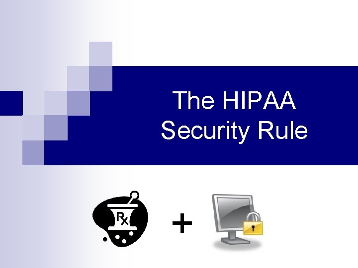 The HIPAA Security Rule + 