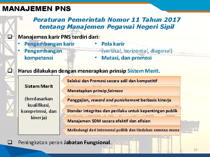 MANAJEMEN PNS Peraturan Pemerintah Nomor 11 Tahun 2017 tentang Manajemen Pegawai Negeri Sipil q