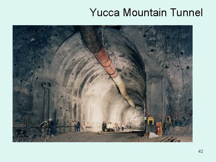 Yucca Mountain Tunnel 42 