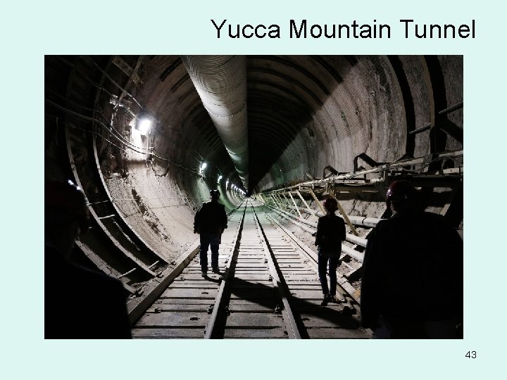 Yucca Mountain Tunnel 43 
