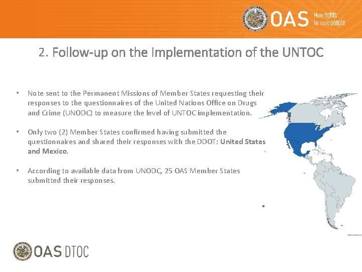 2. Follow-up on the Implementation of the UNTOC • Note sent to the Permanent