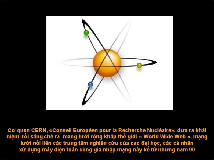 Cơ quan CERN, «Conseil Européen pour la Recherche Nucléaire» , dưa ra khái niệm