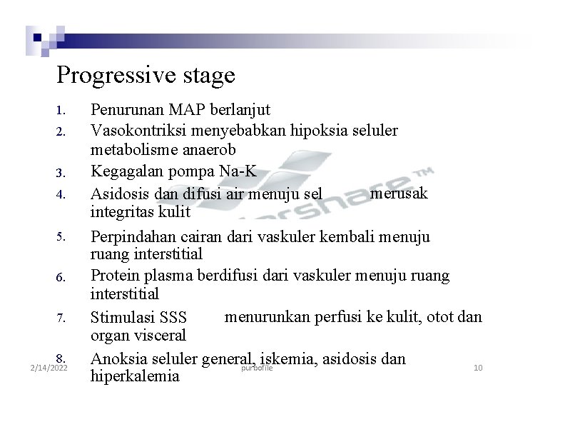 Progressive stage 1. 2. 3. 4. 5. 6. 7. 8. 2/14/2022 Penurunan MAP berlanjut