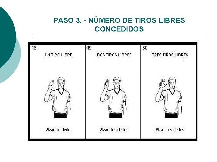 PASO 3. - NÚMERO DE TIROS LIBRES CONCEDIDOS 