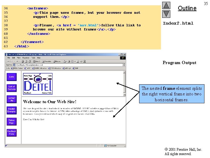 34 35 36 37 38 39 40 41 42 43 <noframes> <p>This page uses