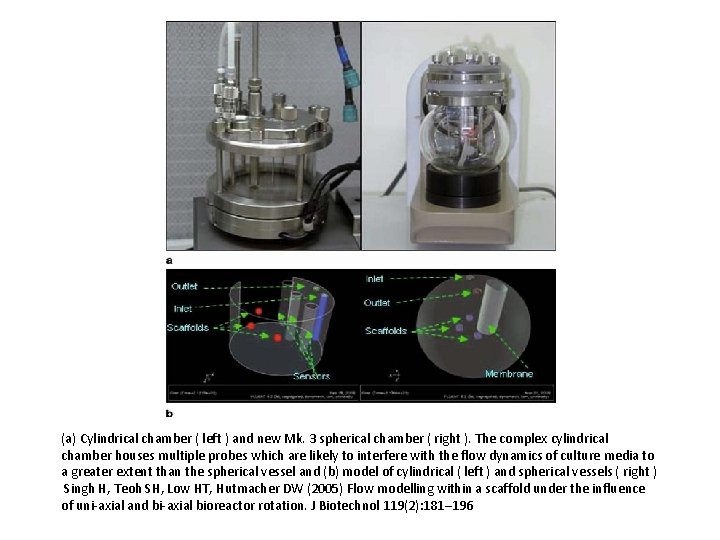 (a) Cylindrical chamber ( left ) and new Mk. 3 spherical chamber ( right
